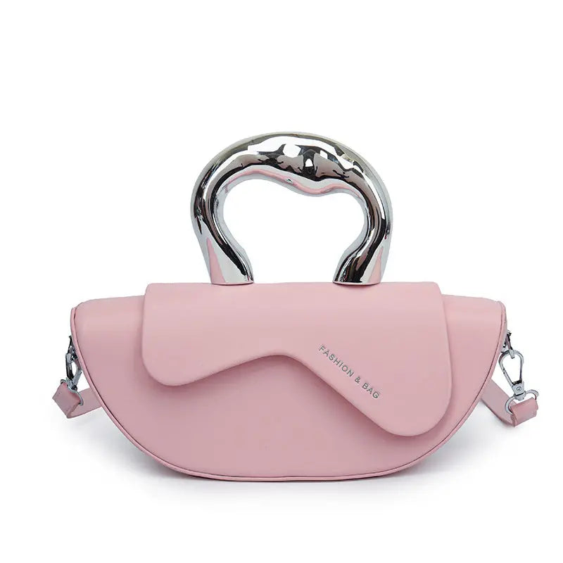 Bolso de axila con letras para desplazamientos de nicho francés, textura versátil de verano para mujer, bolso cruzado de un solo hombro con bola de masa eprolo