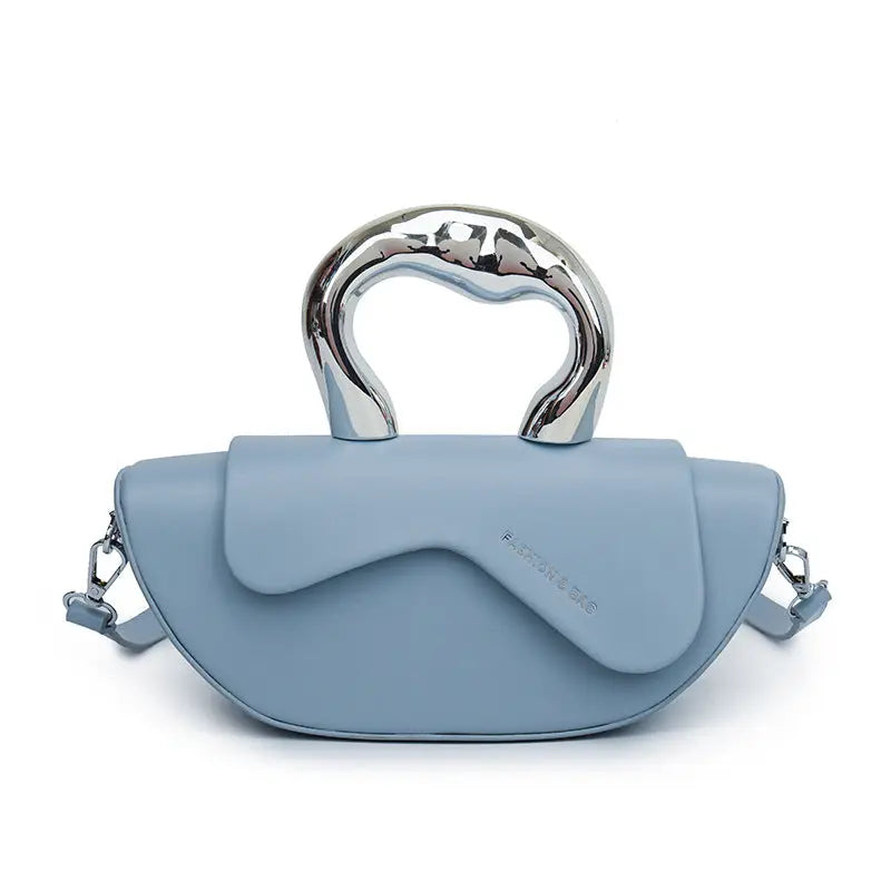 Bolso de axila con letras para desplazamientos de nicho francés, textura versátil de verano para mujer, bolso cruzado de un solo hombro con bola de masa eprolo
