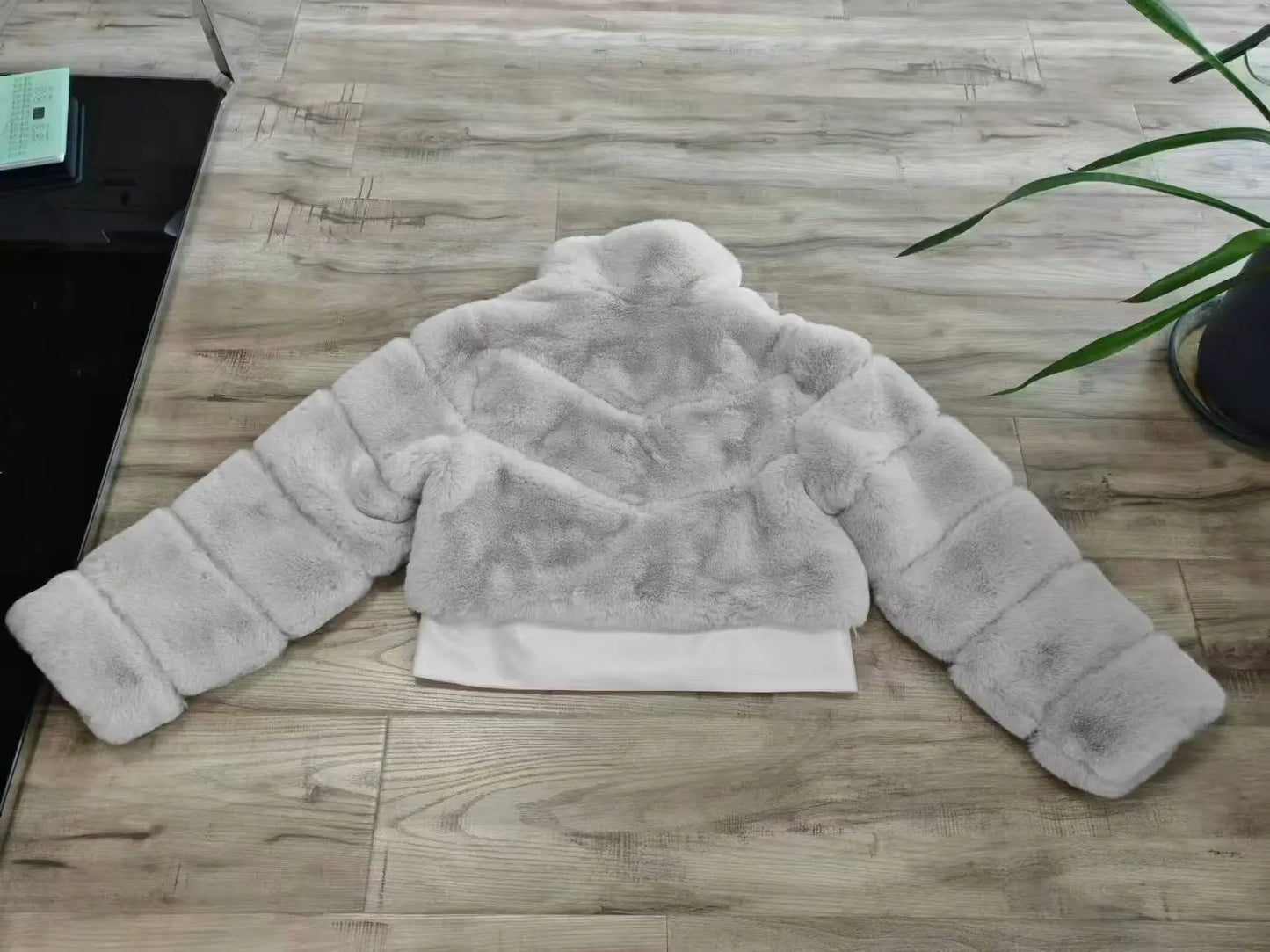 Chaqueta de estilo europeo y americano, estilo corto, cuello alto, empalme, chaqueta de manga larga, ropa de mujer eprolo
