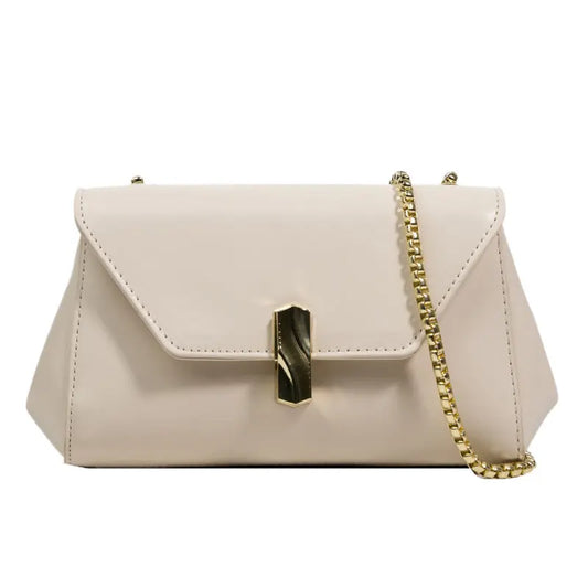 Bolso pequeño y fresco de moda para mujer, nuevo bolso de verano con cadena de hueso de serpiente, bolso de hombro con cierre, bolso de mensajero eprolo