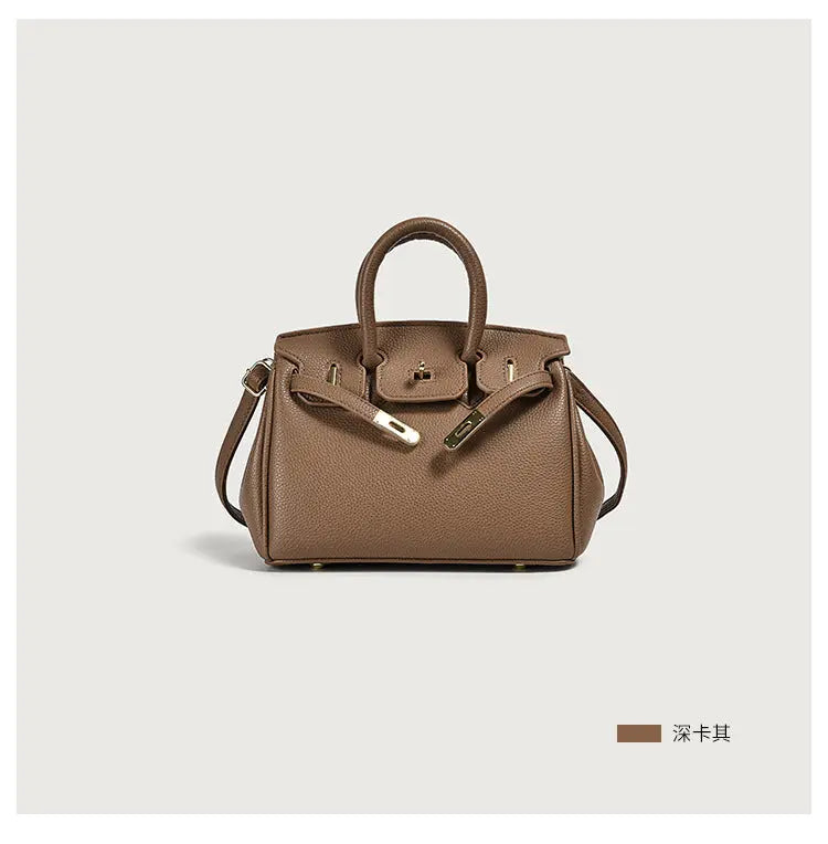 Bolsos de mano de cuero Pu para mujer, bolsos de mano veganos con asa superior, bolsos clásicos femeninos de lujo eprolo