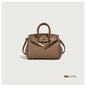 Bolsos de mano de cuero Pu para mujer, bolsos de mano veganos con asa superior, bolsos clásicos femeninos de lujo eprolo