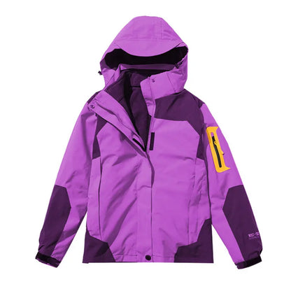 Traje de senderismo cálido de forro polar desmontable para otoño e invierno, tres en uno, para exteriores, de Stormtrooper, chaqueta resistente al viento y transpirable eprolo