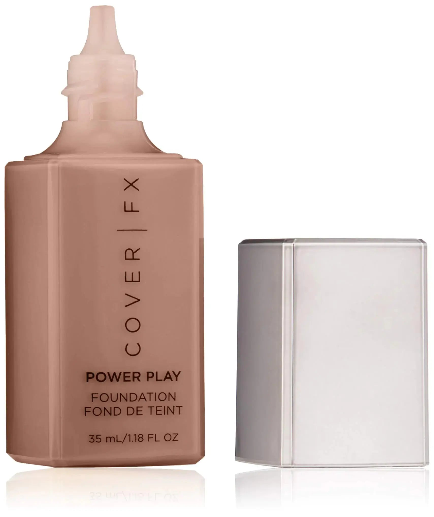 Base de maquillaje Cover FX Power Play: Base de maquillaje líquida de cobertura total, resistente al agua, al sudor y a las transferencias para todo tipo de piel - Skinluminova