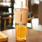 Vaso de plástico portátil de gran capacidad para estudiantes, de doble capa y para exteriores Skinluminova
