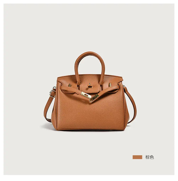 Bolsos de mano de cuero Pu para mujer, bolsos de mano veganos con asa superior, bolsos clásicos femeninos de lujo eprolo