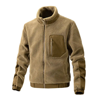 Chaqueta de Cuello Alto para Hombre – Extragrande y con Bolsillos eprolo