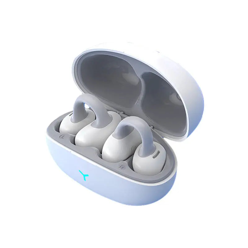 OWS Earclip Wireless Bluetooth Earphones with High Sound Quality, Long Range, Low Latency Noise Reduction, Gaming and Sports Earphones eprolo