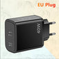 Fast charging mobile phone charging head dual PD Type-C mobile phone charger eprolo