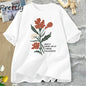 No apartes la vista de las camisetas con diseño de flores eprolo