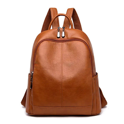 Mochila de cuero para mujer Skinluminova