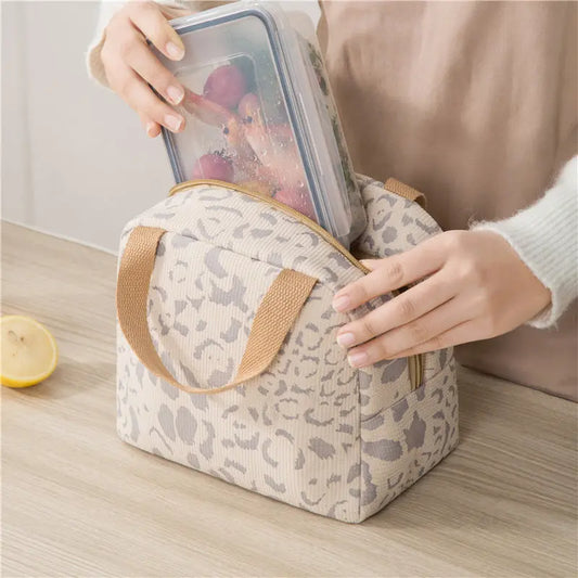 Bolsa de aislamiento con diseño de tinta creativa para exteriores, bolsa de almuerzo, bolsa de almuerzo, bolsa de viaje, bolsa de picnic, bolsa de almuerzo eprolo