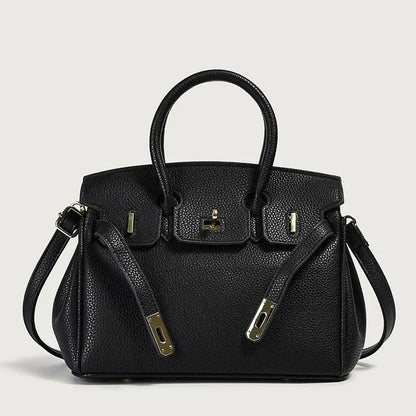 Bolsos de mano de cuero Pu para mujer, bolsos de mano veganos con asa superior, bolsos clásicos femeninos de lujo eprolo