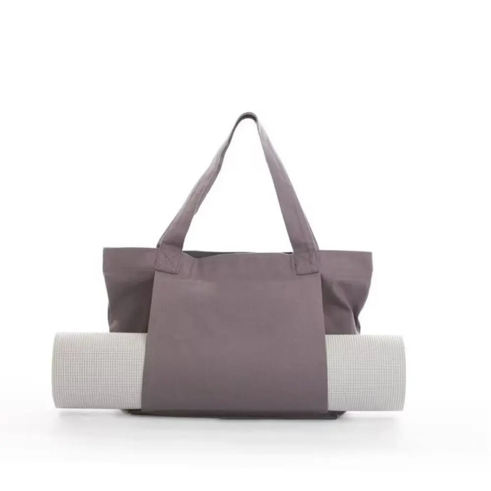Bolsa de esterilla de yoga Pilates Bolso de lona Equipo de ejercicio al aire libre Bolsa de hombro de esterilla de yoga de viaje - Skinluminova