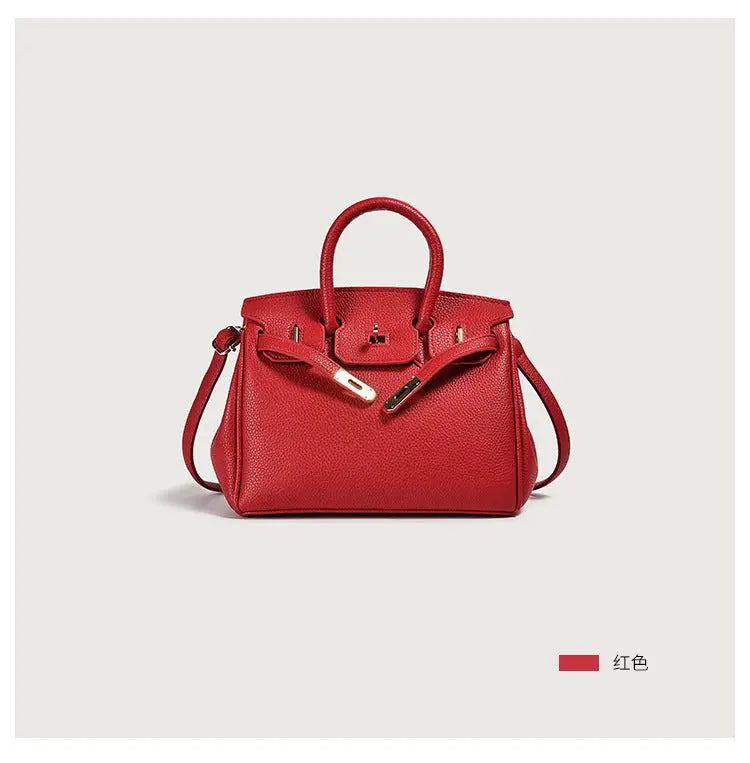 Bolsos de mano de cuero Pu para mujer, bolsos de mano veganos con asa superior, bolsos clásicos femeninos de lujo eprolo