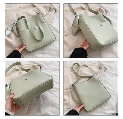 Nuevo bolso de hombro de moda, pequeño, fresco, de gran capacidad, para mujer, bolso de mano de PU, bolso de mensajero, bolso de tendencia urbana. eprolo