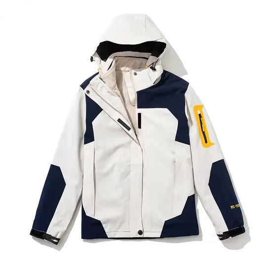 Traje de senderismo cálido de forro polar desmontable para otoño e invierno, tres en uno, para exteriores, de Stormtrooper, chaqueta resistente al viento y transpirable eprolo