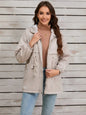 Chaqueta de manga larga con capucha y cordón eprolo