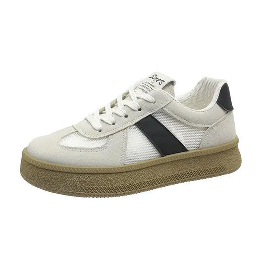 Zapatillas de plataforma con cordones de malla transpirable en contraste eprolo