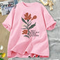 No apartes la vista de las camisetas con diseño de flores eprolo