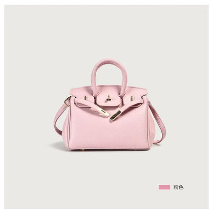 Bolsos de mano de cuero Pu para mujer, bolsos de mano veganos con asa superior, bolsos clásicos femeninos de lujo eprolo