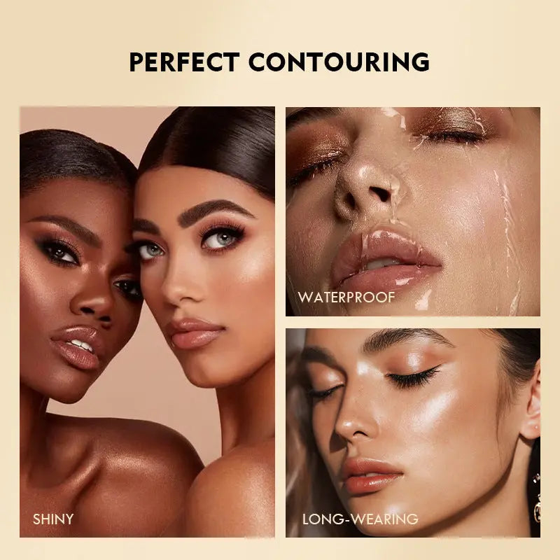 Pudaier Rubor Líquido y Sombra 2 en 1 – 10 Colores Brillantes eprolo