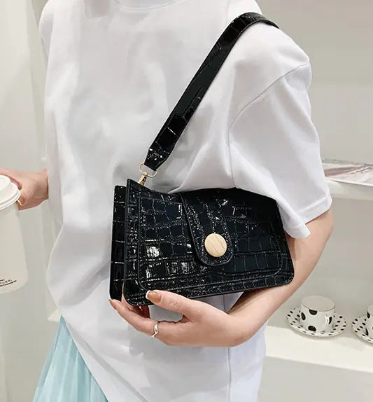 Nuevo bolso redondo de metal de diseño francés vintage Skinluminova
