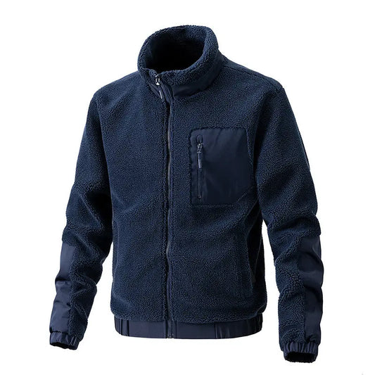 Chaqueta de Cuello Alto para Hombre – Extragrande y con Bolsillos eprolo