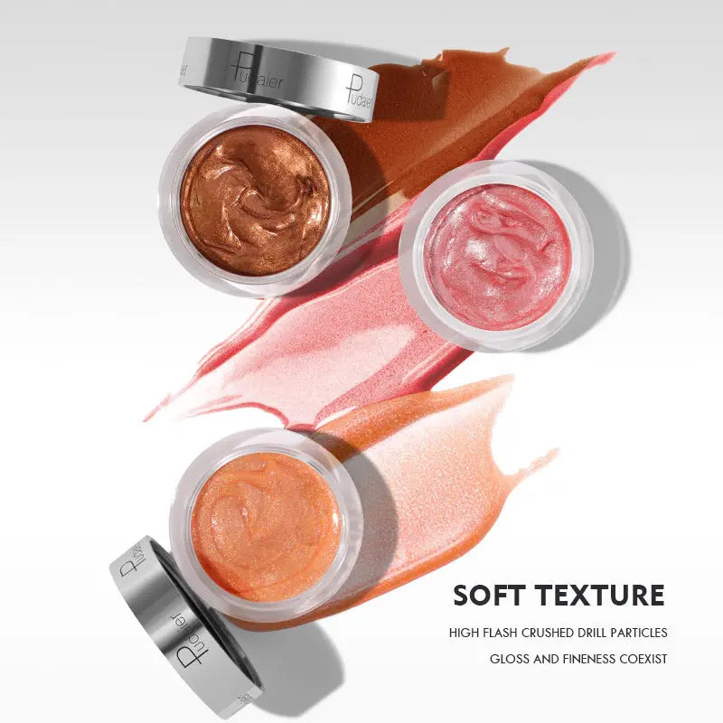Pudaier Rubor Líquido y Sombra 2 en 1 – 10 Colores Brillantes eprolo