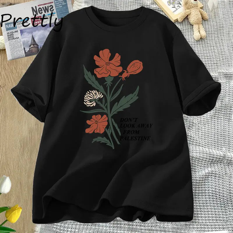 No apartes la vista de las camisetas con diseño de flores eprolo