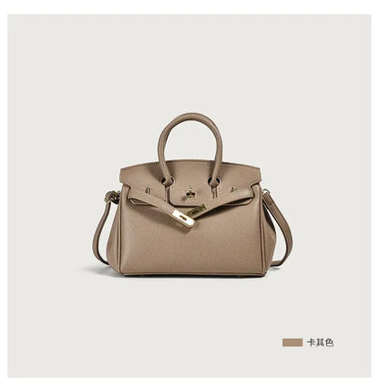 Bolsos de mano de cuero Pu para mujer, bolsos de mano veganos con asa superior, bolsos clásicos femeninos de lujo eprolo