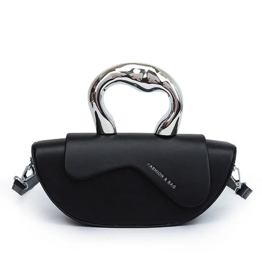 Bolso de axila con letras para desplazamientos de nicho francés, textura versátil de verano para mujer, bolso cruzado de un solo hombro con bola de masa eprolo