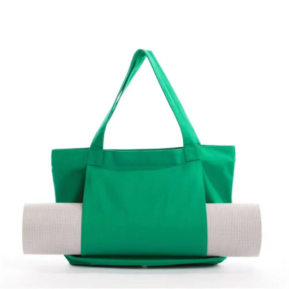 Bolsa de esterilla de yoga Pilates Bolso de lona Equipo de ejercicio al aire libre Bolsa de hombro de esterilla de yoga de viaje - Skinluminova