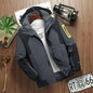 Traje de senderismo cálido de forro polar desmontable para otoño e invierno, tres en uno, para exteriores, de Stormtrooper, chaqueta resistente al viento y transpirable eprolo