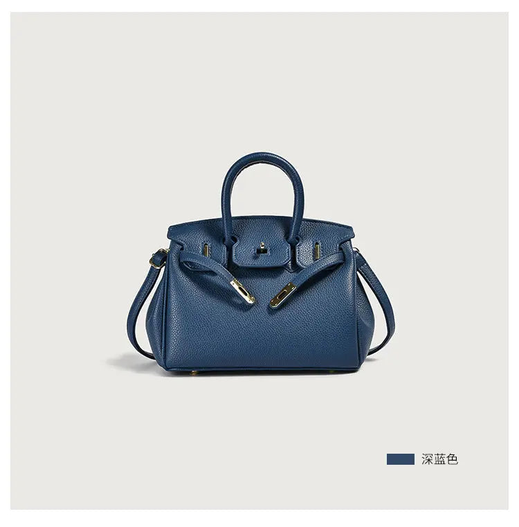 Bolsos de mano de cuero Pu para mujer, bolsos de mano veganos con asa superior, bolsos clásicos femeninos de lujo eprolo