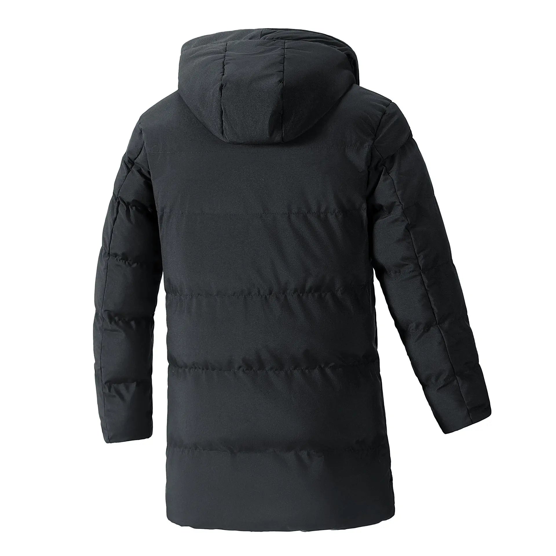 Chaqueta de algodón sencilla de invierno de talla grande para hombre, versión coreana, chaqueta de algodón cálida versátil de moda informal, de longitud media para hombre eprolo