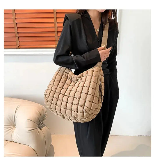 Bolso bandolera plisado con burbujas y nubes Skinluminova