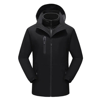 Forro polar tres en uno, chaqueta exterior con calefacción inteligente, traje calefactor de 15 zonas con control dual, ropa exterior, traje de senderismo, invierno eprolo