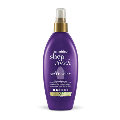 Spray de peinado OGX Smoothing + Shea Sleek Smooth de 177 ml Skinluminova