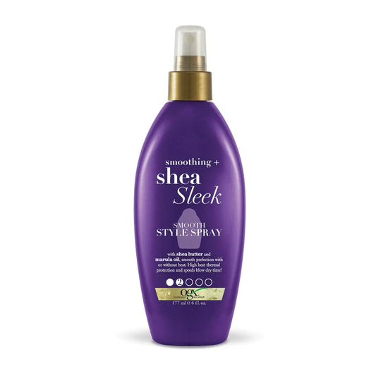 Spray de peinado OGX Smoothing + Shea Sleek Smooth de 177 ml Skinluminova