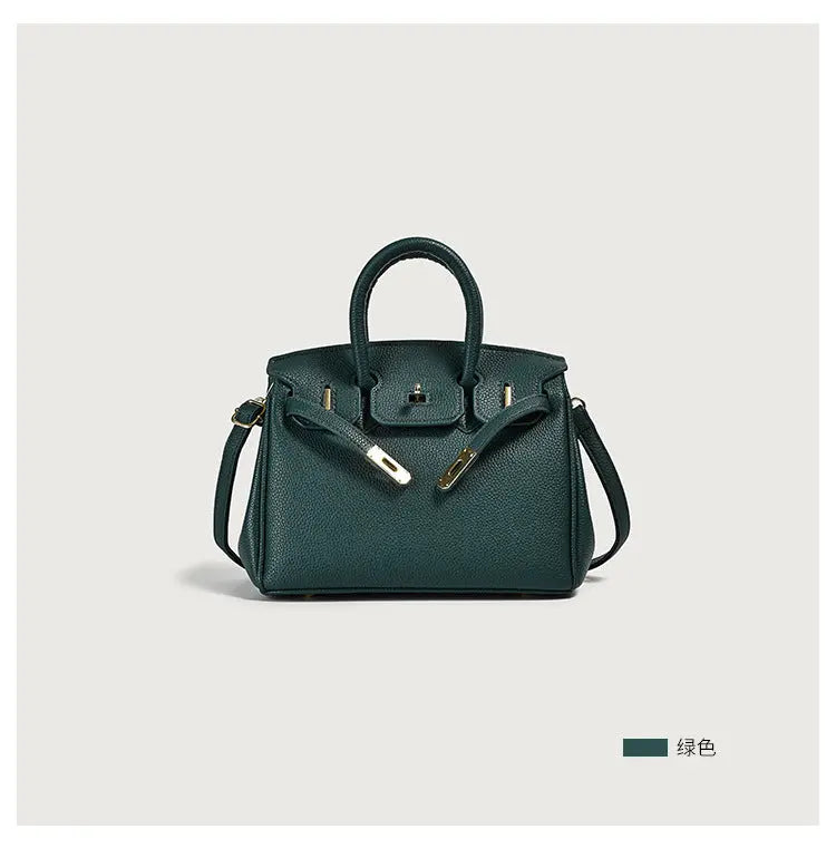 Bolsos de mano de cuero Pu para mujer, bolsos de mano veganos con asa superior, bolsos clásicos femeninos de lujo eprolo