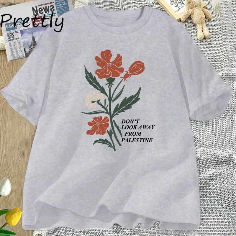 No apartes la vista de las camisetas con diseño de flores eprolo