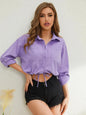 Camisa de manga larga con cuello de camisa eprolo