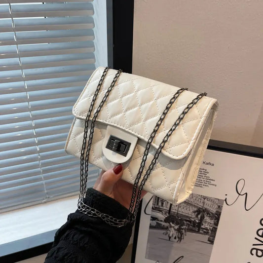 Bolso de hombro para mujer nuevo estilo coreano de moda temperamento cuadrado simple mensajero de un solo hombro bolso cuadrado pequeño textura eprolo