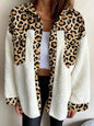 Fuzzy Button Up Long Sleeve Jacket - Skinluminova