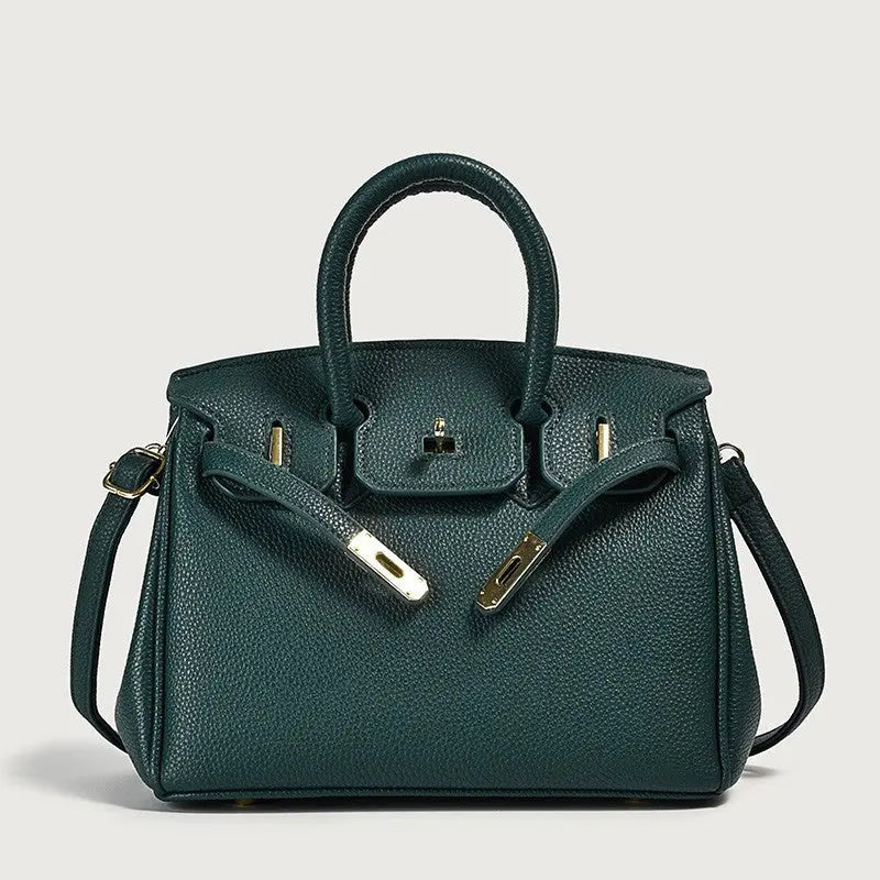 Bolsos de mano de cuero Pu para mujer, bolsos de mano veganos con asa superior, bolsos clásicos femeninos de lujo eprolo