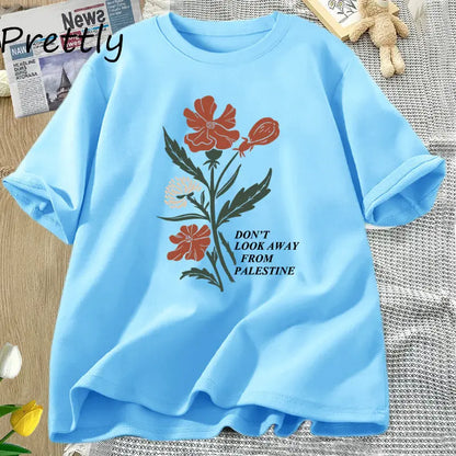 No apartes la vista de las camisetas con diseño de flores eprolo