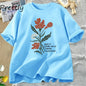 No apartes la vista de las camisetas con diseño de flores eprolo