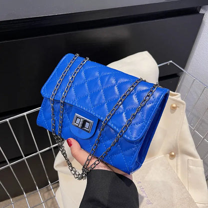 Bolso de hombro para mujer nuevo estilo coreano de moda temperamento cuadrado simple mensajero de un solo hombro bolso cuadrado pequeño textura eprolo