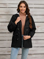 Chaqueta de manga larga con capucha y cordón eprolo